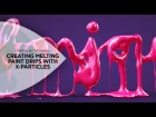 Cinema 4D Tutorial - Creating Melting Paint Drips With X-Particles in Cinema 4D