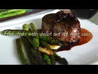 Fillet steaks with shallot and red wine sauce | Video recipe