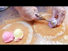 Taiwan Street Food - ICE CREAM BURRITO Strawberry / Vanilla / Taro / Durian