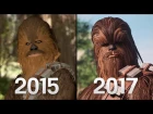Chewbacca Battlefront 1 (2015) vs Battlefront II (2017) Graphics Comparison