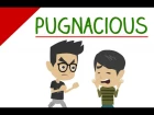 Learn English Words - Pugnacious (Vocabulary Made Easy with Pictures & Sentence Examples)
