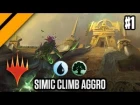 Ravnica Allegiance Streamer Prerelease - Simic Hadana's Climb Aggro P1 (sponsored) | MTG Arena