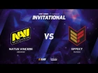Natus Vincere vs Effect, Game 2, SL i-League Invitational S2, EU Qualifier