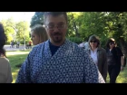 Украинский самурай танцует сальсу