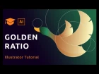 How to design a logo using golden ratio | Adobe Illustrator Tutorial