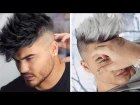 How To: Black to Silver White Ombre Hair for Men