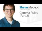 Comma Rules (Part 2)