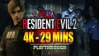 RESIDENT EVIL 2 Remake - Demo in 4K/29 Minute Playthrough w/Maximilian