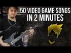 50 Video Game Themes On Guitar in Less Than 2 Minutes (FamilyJules7x)