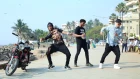 Nonstop, Bdash & Poppin John (3 International stars dancing on Mumbai Beach)