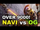 NAVI OG - BROOD vs OVER 9000 RANGED DPS - DreamLeague Dota 2