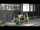 Jessica Lucero (58kg) - Snatch OTM and Block Clean Heavy Single