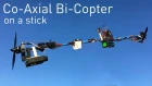 Coaxial BiCopter Flying Stick - Brushless Rocket Project - RCTESTFLIGHT