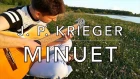 Johann Philipp Krieger - Minuet in A-minor (Transposed in B-minor)
