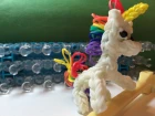 Единорог из резинок How to Make a Unicorn, Pony or Horse Charm on the Rainbow Loom