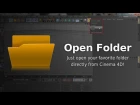 Cinema 4d script: Open Folder