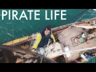 LIVING ON A RUSSIAN PIRATE SHIP (4K) - Sailing Ireland Part 1