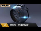 Zbrush 4R7 Tutorial - Hard Surface Techniques - Sci-Fi Device