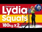 Лидия Валентин и присед 180х2 на "Чемпионате Мира 2017" по тяжёлой атлетике