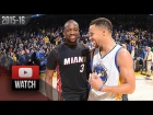 Stephen Curry vs Dwyane Wade DUEL Highlights (2016.01.11) Warriors vs Heat - SICK!