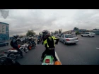 STUPID MOTORCYCLE CRASH | ACCINDENT WITH KAWASAKI KDX