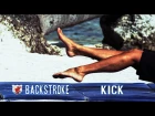 Техника плавания кролем на спине - Backstroke Kick  [ENG]