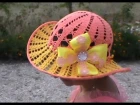 Очень красивая летняя шляпка, Часть 1. Very nice summer hat, Part 1