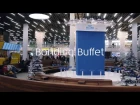 KLM serves a Bonding Christmas Buffet