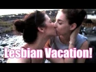Lesbians Kissing on the Beach - Hawaii day 2 - Stevie and Ally - #roadtokontiki
