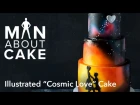 (man about) Illustrated Cakes: Cosmic Love | Man About Cake with Joshua John Russell
