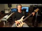 Bass guitar lesson | Technique Building - Tony Grey