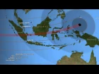 Movement of March 2016 Total Solar Eclipse Shadow (Animation)