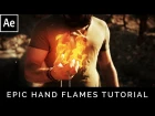 Epic Scifi Hand Flames -  After Effects Tutorial!