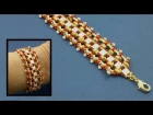 #Beading4perfectionists : Tila "Lace-Brace" Bracelet advanced beading tutorial