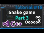 C++ Tutorial 18 - Simple Snake Game (Part 3)