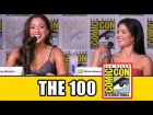 THE 100 SEASON 4 Comic Con Highlights - Eliza Taylor, Marie Avgeropoulos, Lindsey Morgan