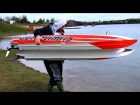 GIGANTIC POWERFUL RC POWERBOAT SPEEDBOAT HPR-233 130 KMH BRUTAL SPEED 25000 WATT