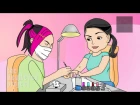 Anjelah Johnson "Nail Salon" Animated Cartoon
