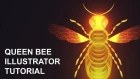 Queen Bee - illustrator tutorial