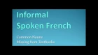French Slang Nouns