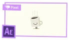 Анимируем кружку кофе в After Effects (школа Pixel)