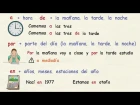 Aprender español: Preposiciones de tiempo (nivel básico)