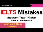 IELTS Writing Task 1: How to get a High Task Achievement Score