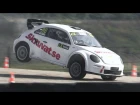 Volkswagen New Beetle Rallycross Supercar - Start Up, Anti-Lag, Jumps & More
