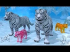 СИМУЛЯТОР ДИКОЙ КОШКИ #23 Семья белого ТИГРА - Игровой мультик про животных #ПУРУМЧАТА