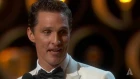 Matthew McConaughey winning Best Actor