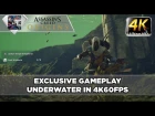 Assassin's Creed: Origins (4K60) - Underwater Gameplay / Caves / Looting