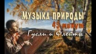 Красивая музыка природы слушать 45 минут ☀ Русские гусли & Флейты.  Музыка для сна и отдыха.