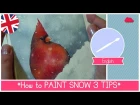 Tutorial: Watercolor for Beginners - 3 TIPS how to Paint Snow (Lesson 23)