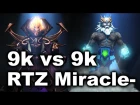 Arteezy vs Miracle- World First 9k vs 9k Battle NEL Dota 2
